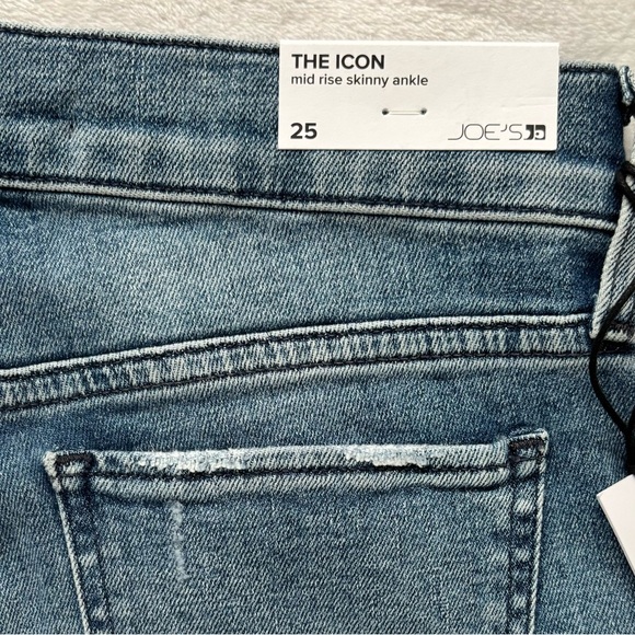 JOE'S The Icon Rookie Mid Rise Skinny Ankle Stretch Jeans--25 - Picture 12 of 16